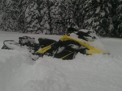 Ski-Doo Snowmobile - Yellow & Black, Used