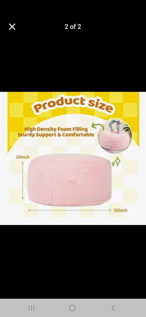 New kids bean bag chair