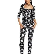 Betsey Johnson Spider Tote, Top, Leggings Sz M - Halloween, Costume, Party