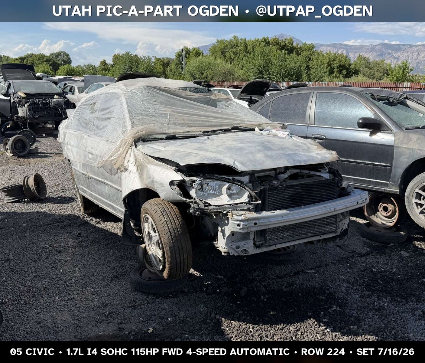 2005 Honda Civic Parts - UTPAP Ogden