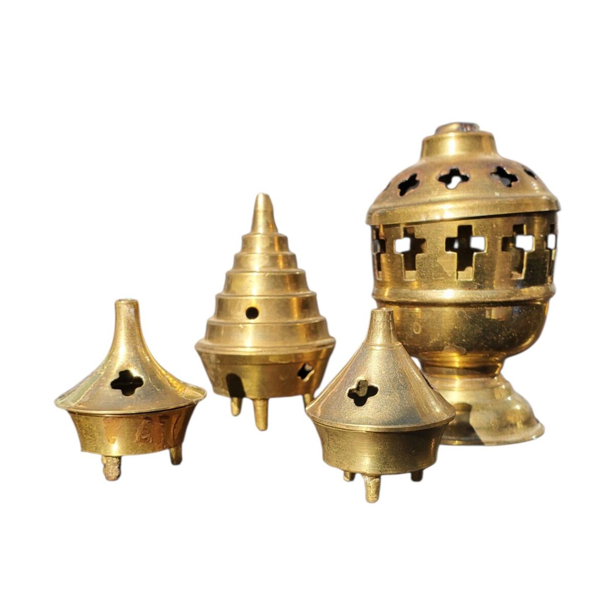 Vintage Brass Incense Burners