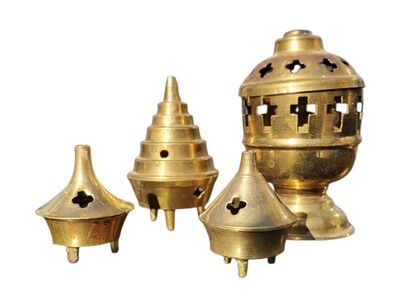 Vintage Brass Incense Burners