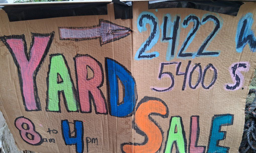 YARD SALE 2422 W 5400 S Roy