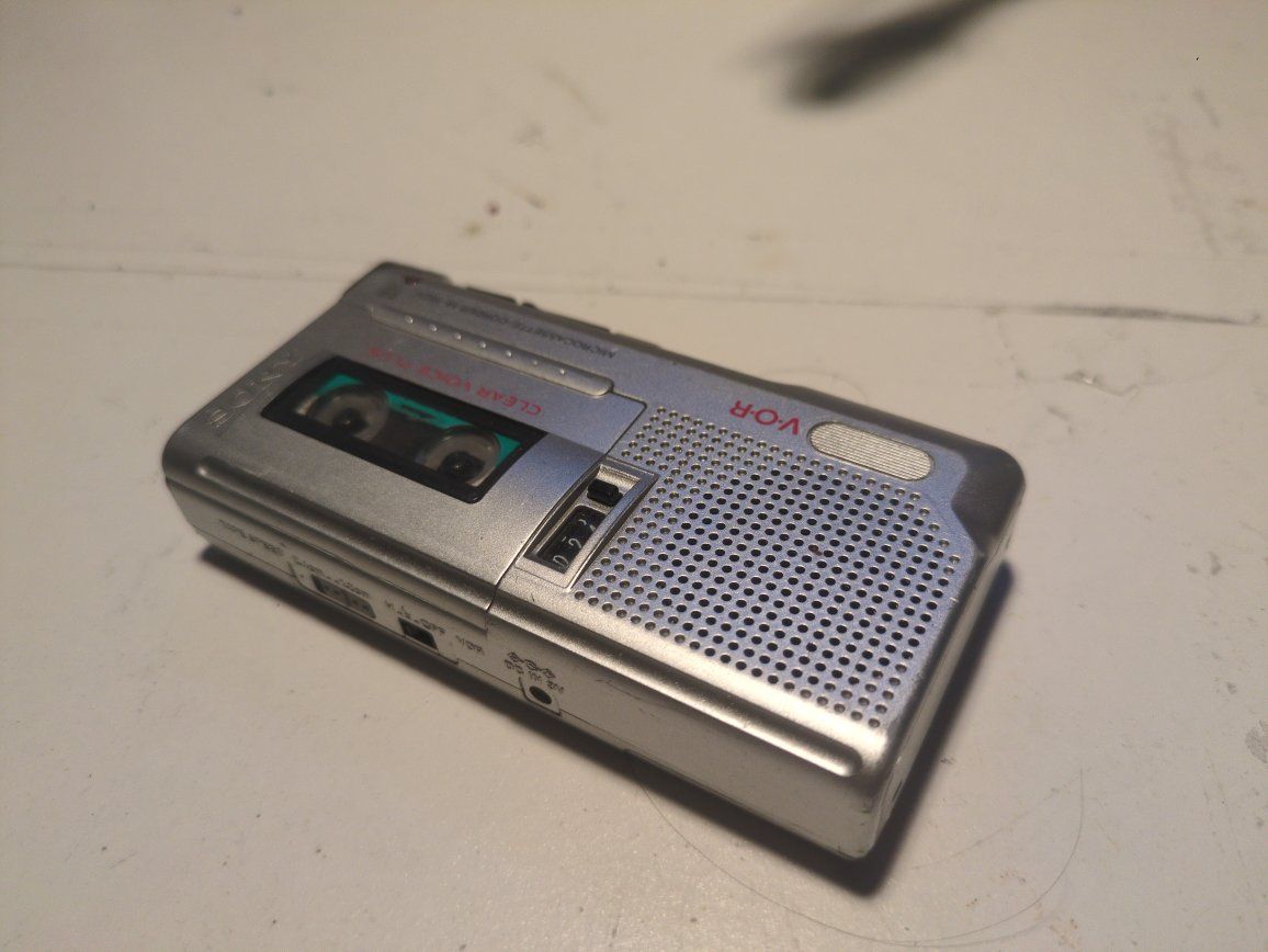 Sony microcassette dictation recorder