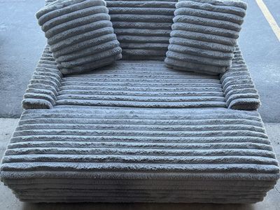 Oversized Chair With Storage Ottoman
