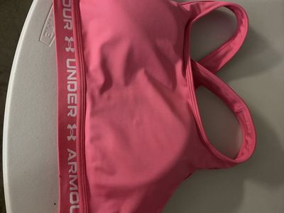 Under Armour Pink Crossback Sports Bra - 2X Cotton - New with Tags