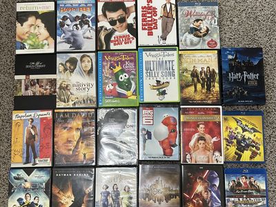 Various DVDs and Blue Rays