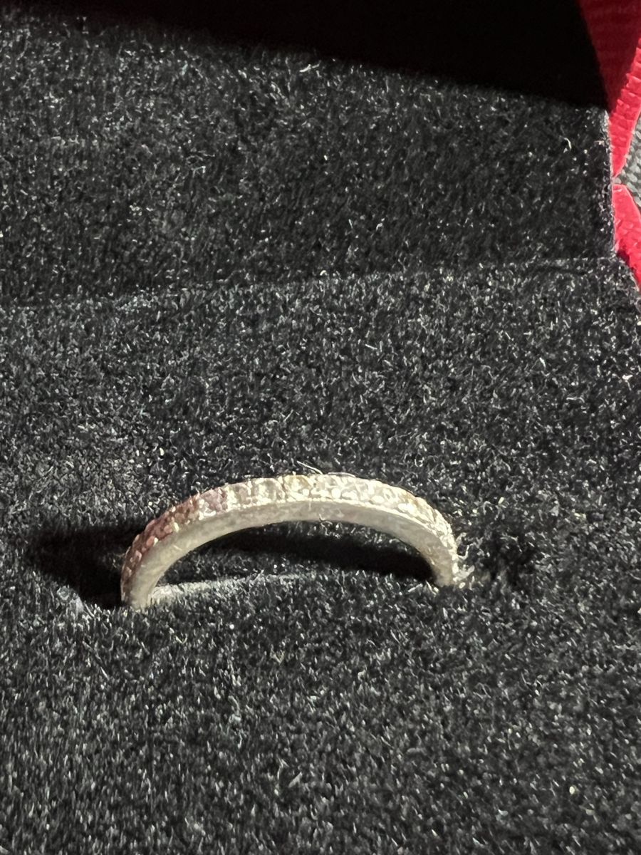 Sterling Silver Eternity Band Ring Size 6