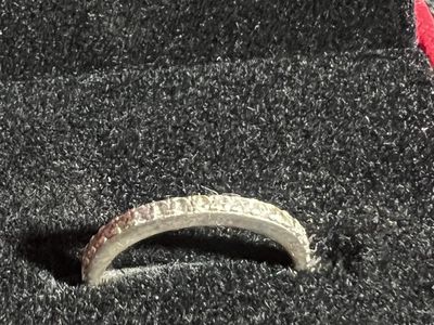 Sterling Silver Eternity Band Ring Size 6