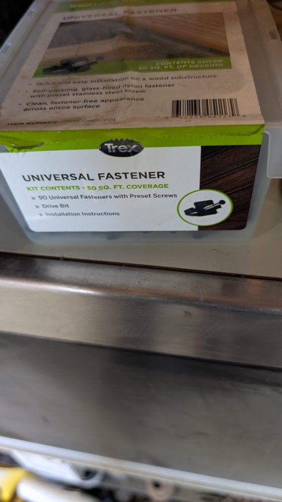 trex hidden fasteners