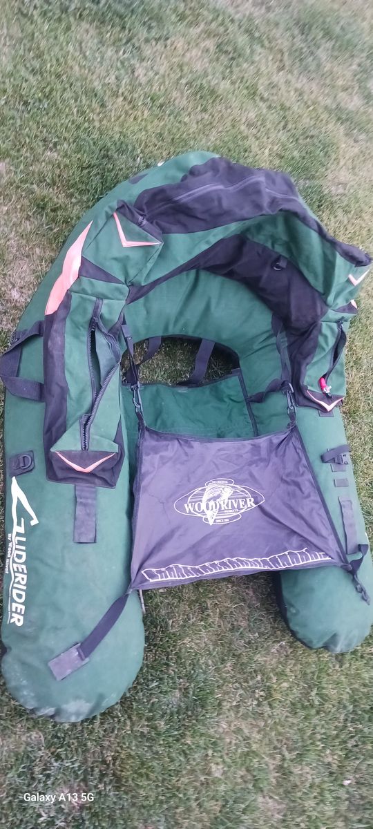 Wood River Gliderider Ultralight Float Tube Nice!