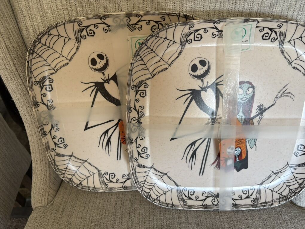Nightmare Before Christmas Plates Plus Bonus Bowl