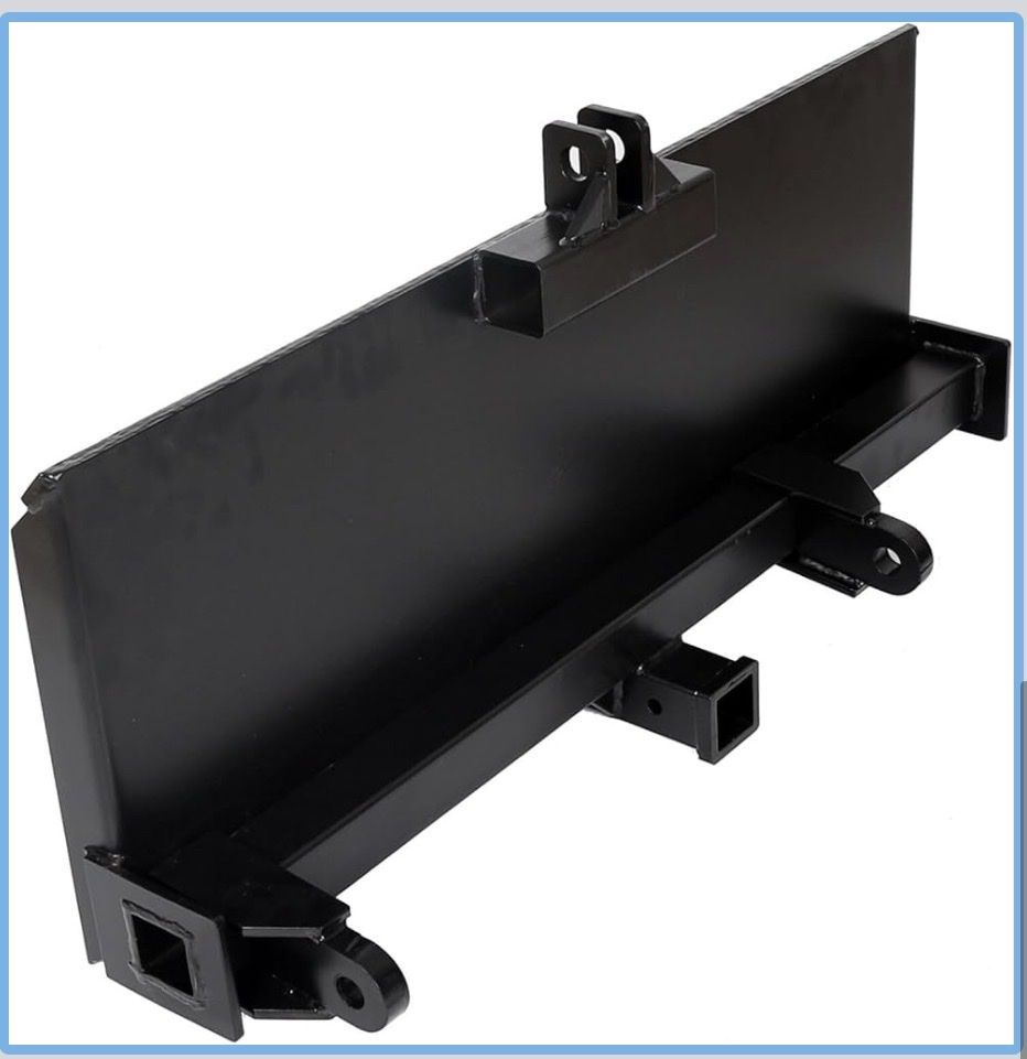 New Skid Steer Attachment 3 Point Hitch Plate