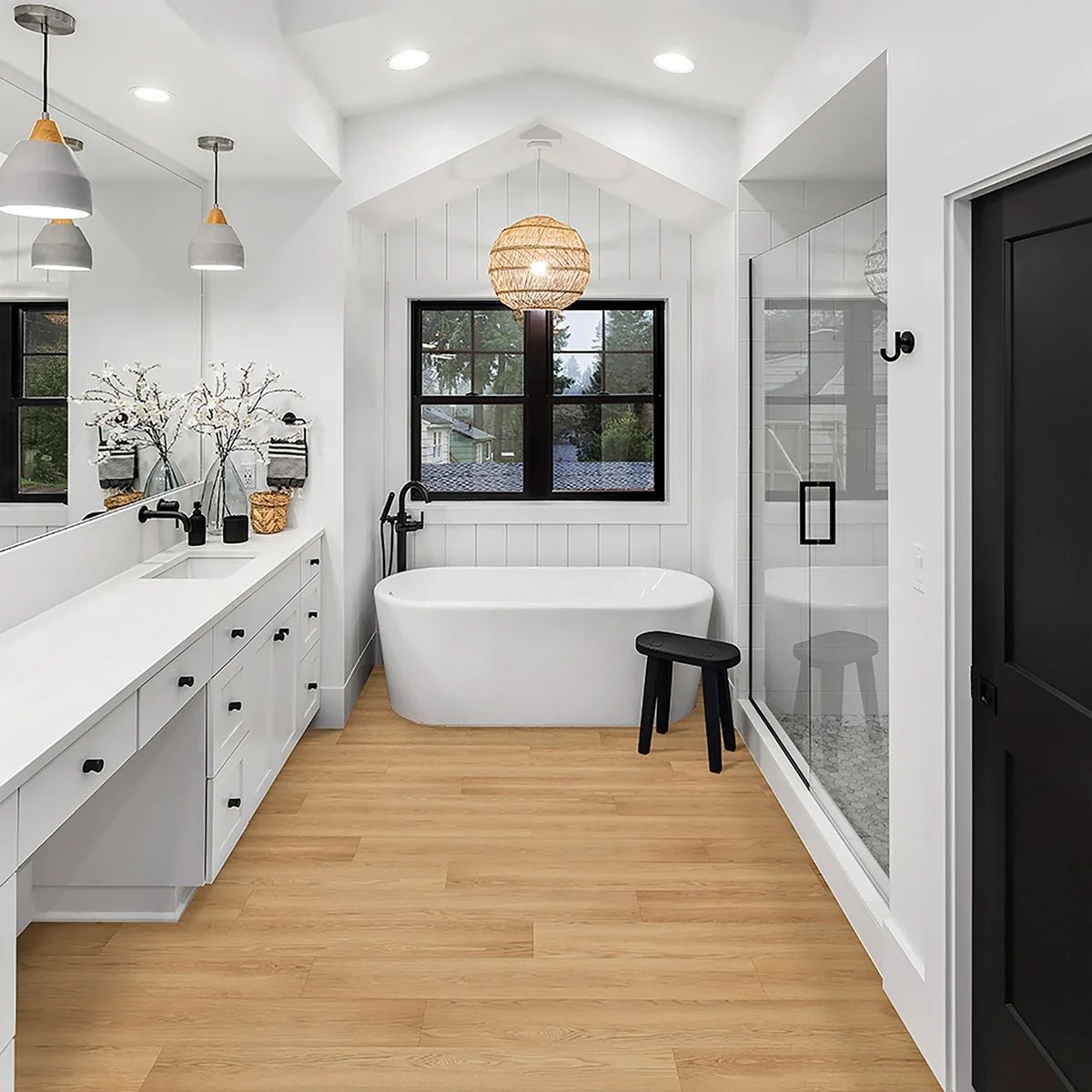 Mohawk Home Bloomington Oak Luxury Vinyl 6MM Waterproof Plank Flooring 1882002 #103599