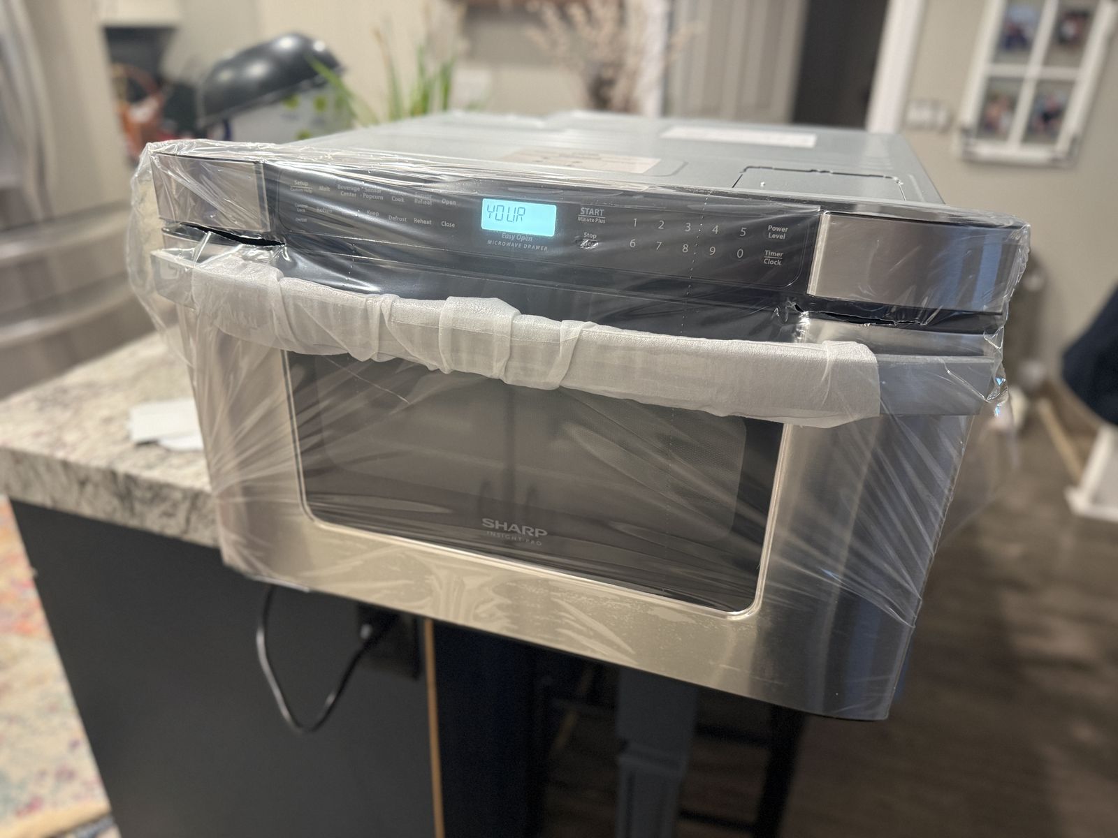 Sharp Stainless Steel Drawer Microwave