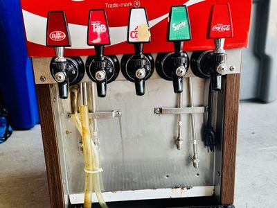 Vintage Coca-Cola 5-Valve Commercial Soda Fountain System – Complete