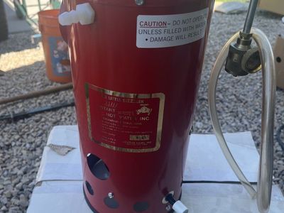 Vintage Little Sizzler Portable Instant Hot Water Heater Unit with Original Box