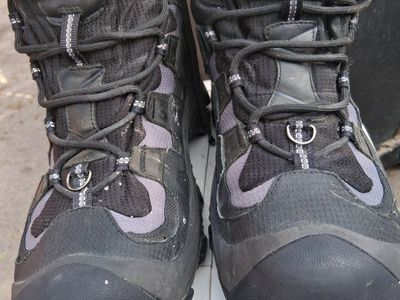 KEEN Men's Targhee II Mid Waterproof Hiking Boots Black/Grey