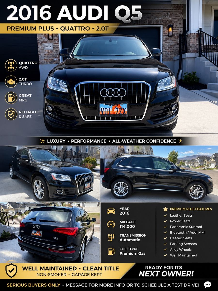 2016 Audi Q5 2.0T e quattro Premium Plus