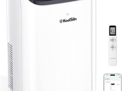 14,000 BTU Portable AC, Auto-Evap, App/Remote