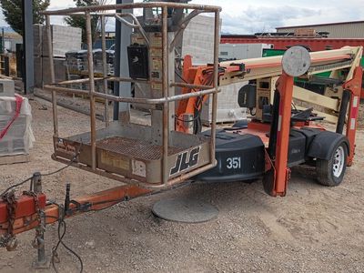 2005 JLG T350 towable boom lift with 382 hours, boomlift