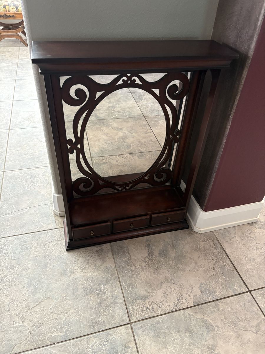 Bombay Co Wooden Vanity Mirror Table Top