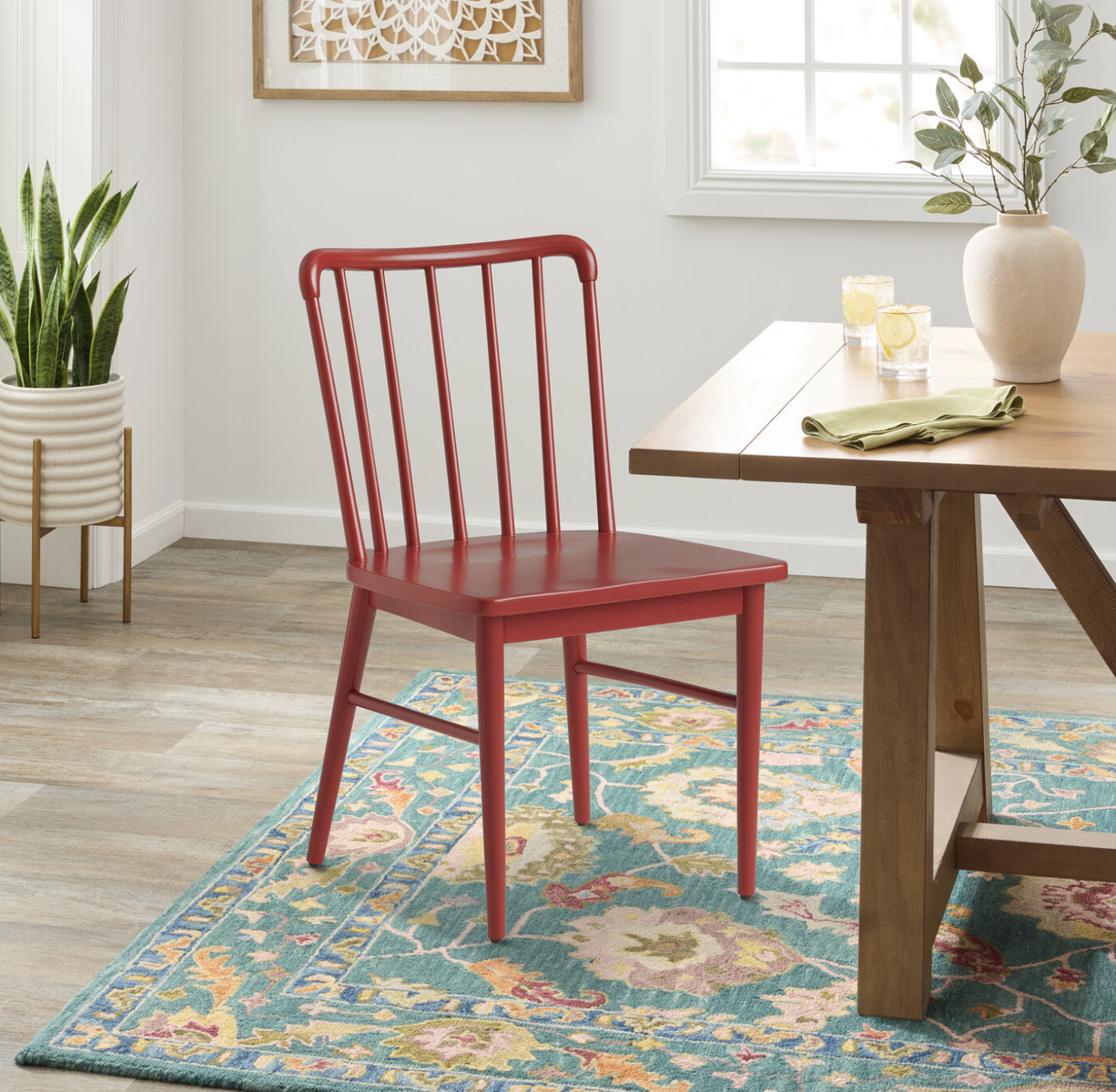 New in box - 2 Red Spindle Chairs