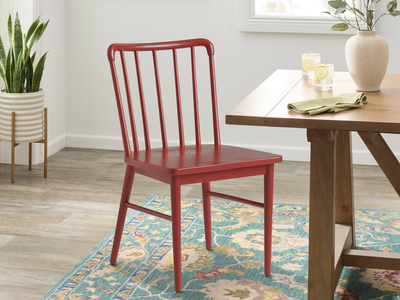 New in box - 2 Red Spindle Chairs
