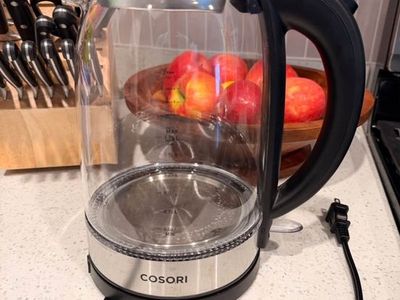 COSORI Glass Electric Kettle - Fast Boil, 1.7 Liter Capacity
