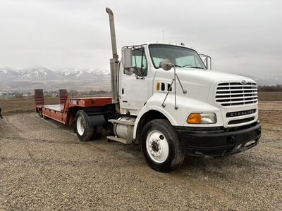 Truck Trailer Combo Equipment Hauler