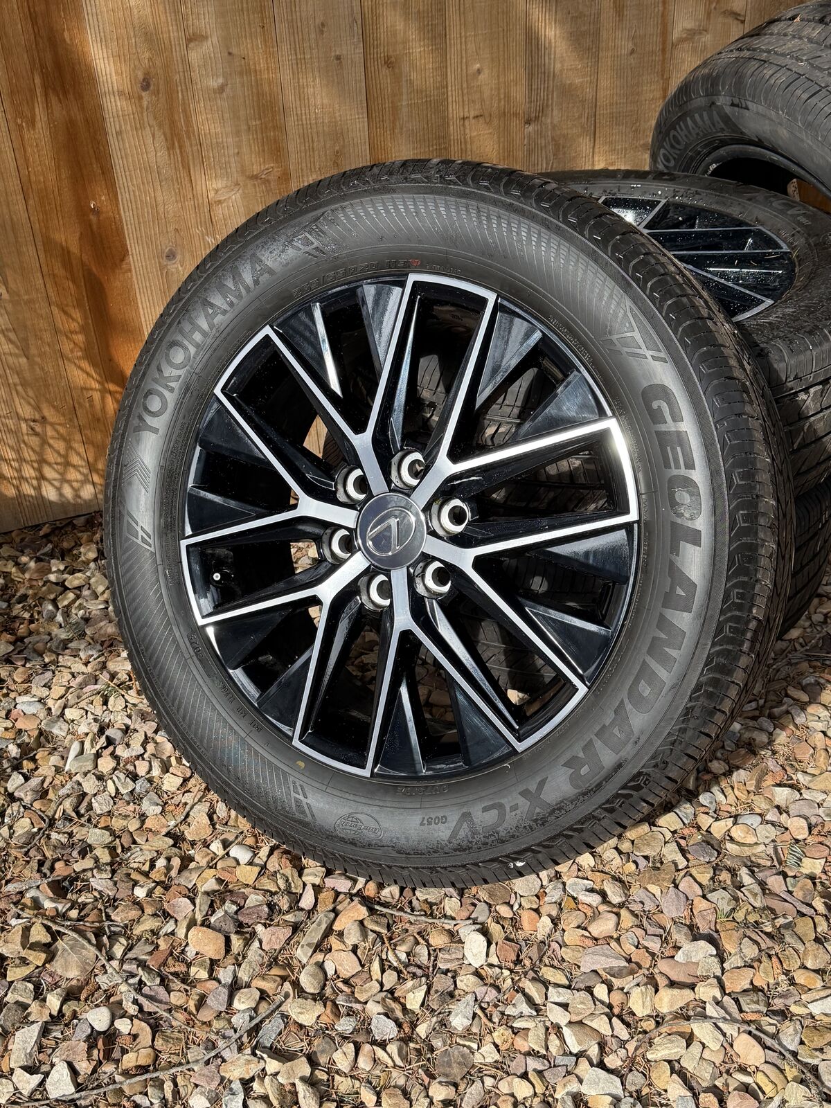 Like New: Yokohama Geolander X-CV 255/55R20 tires (2025 Lexus GX 550)