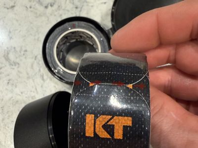 KT Tape Performance+ Kinesiology Tape Rolls with Cases - Black 2 in total