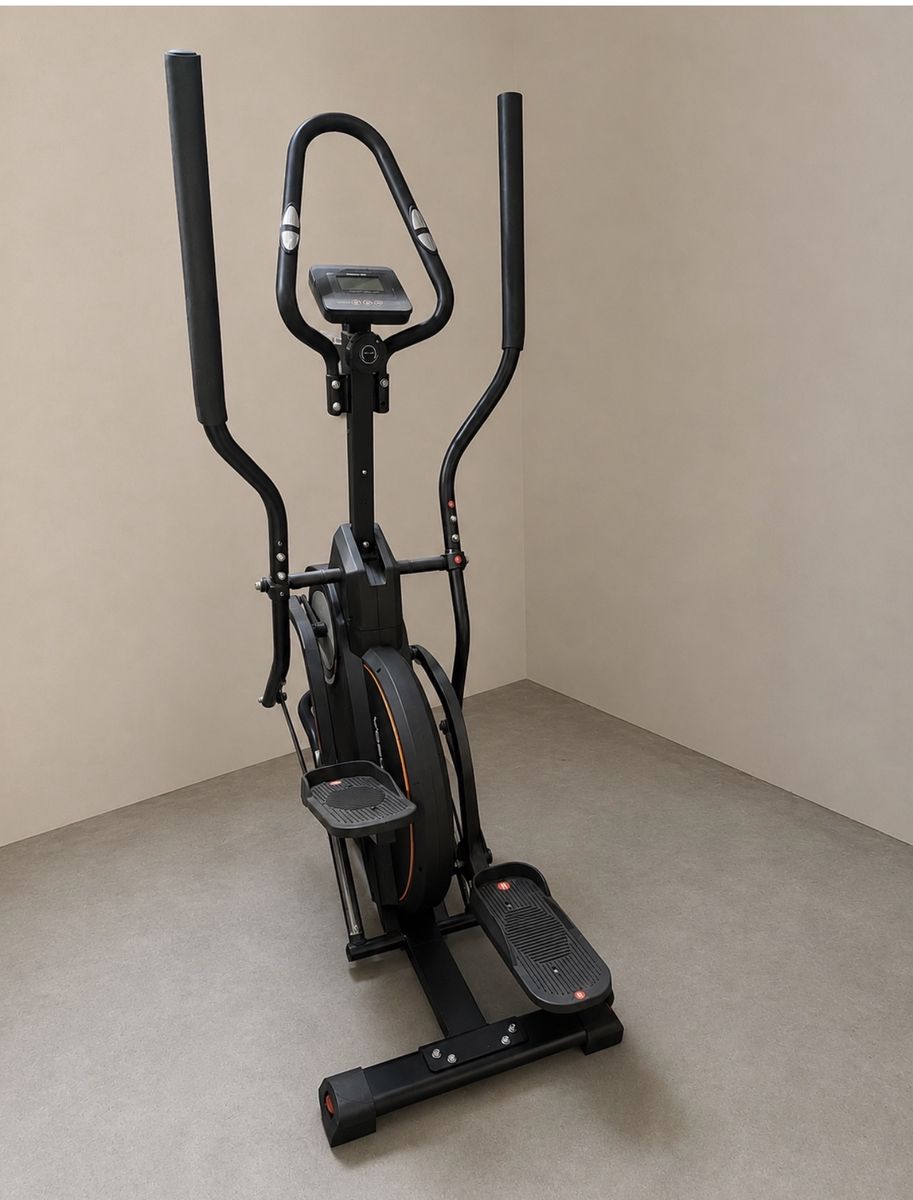 Compact Elliptical Cross Trainer Exercise Machine with Digital Display