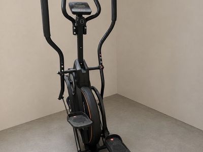 Compact Elliptical Cross Trainer Exercise Machine with Digital Display