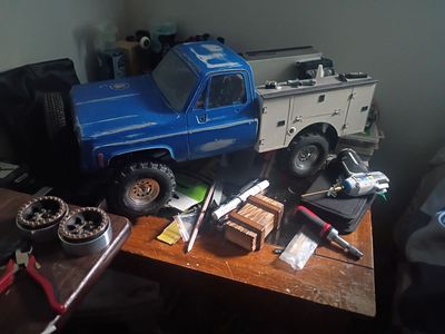 Rc4wd with utility bed
