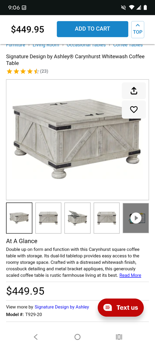 Coffee table