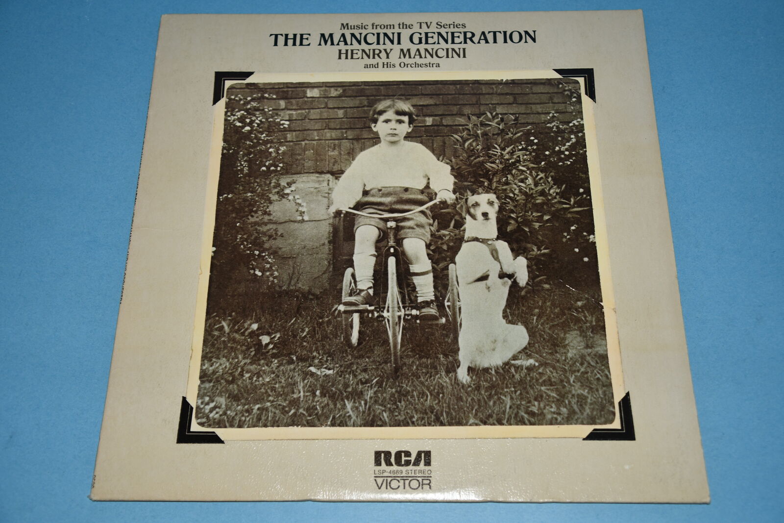 VINTAGE "THE MANCINI GENERATION" VINYL RECORD ~ MUSIC FROM THE TV SERIES
