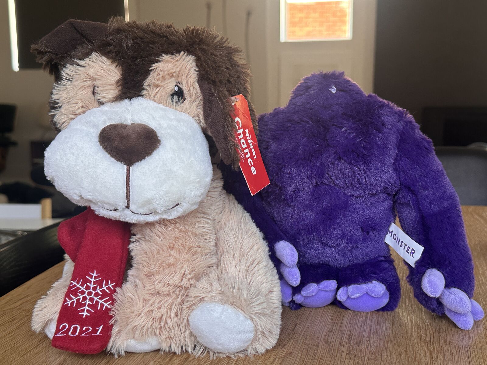 2 Medium Sized Stuffies Stuffed Animals. New