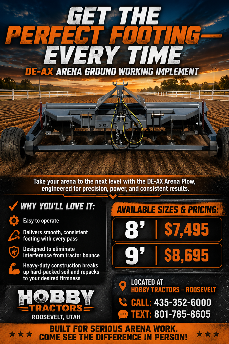 DE-AX Arena Ground Working Implement