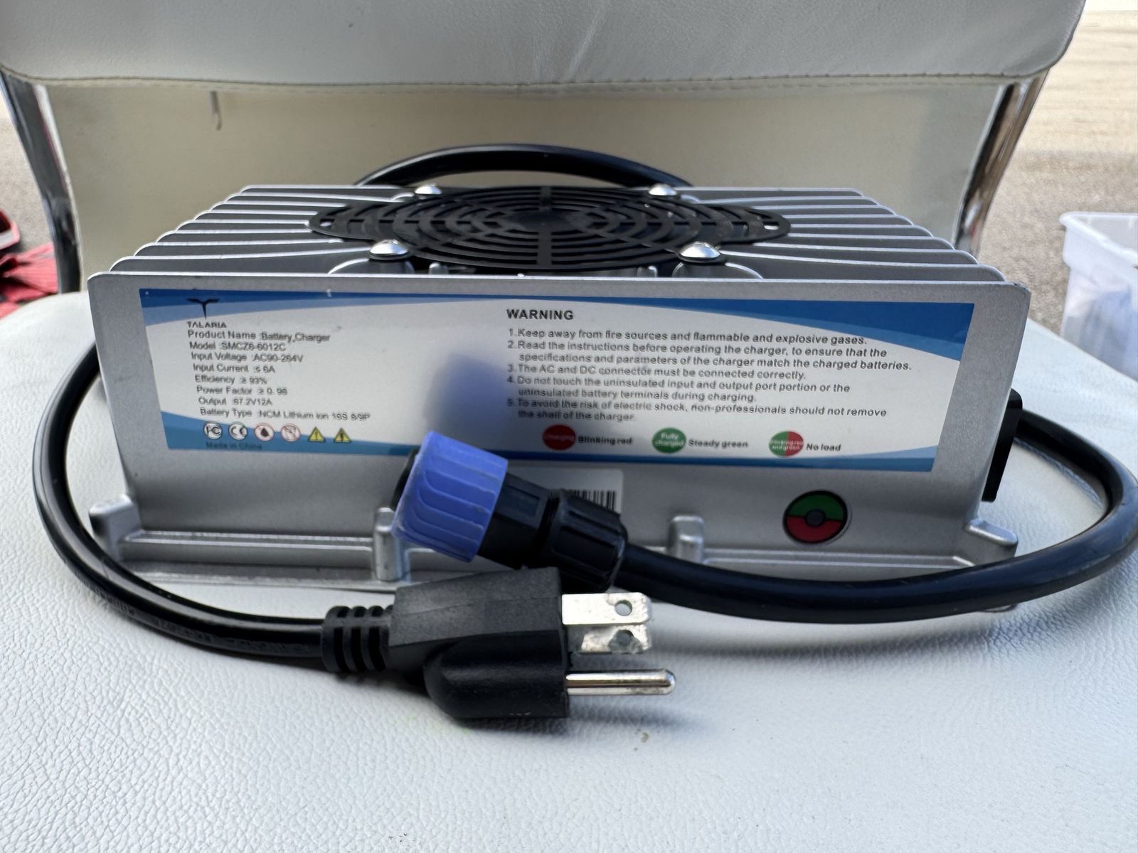 Talaria 60V Fast Battery Charger – Like New