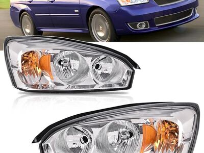 2004-2008 Chevy Malibu Headlights Headlamp Assembly (Driver & Passenger)