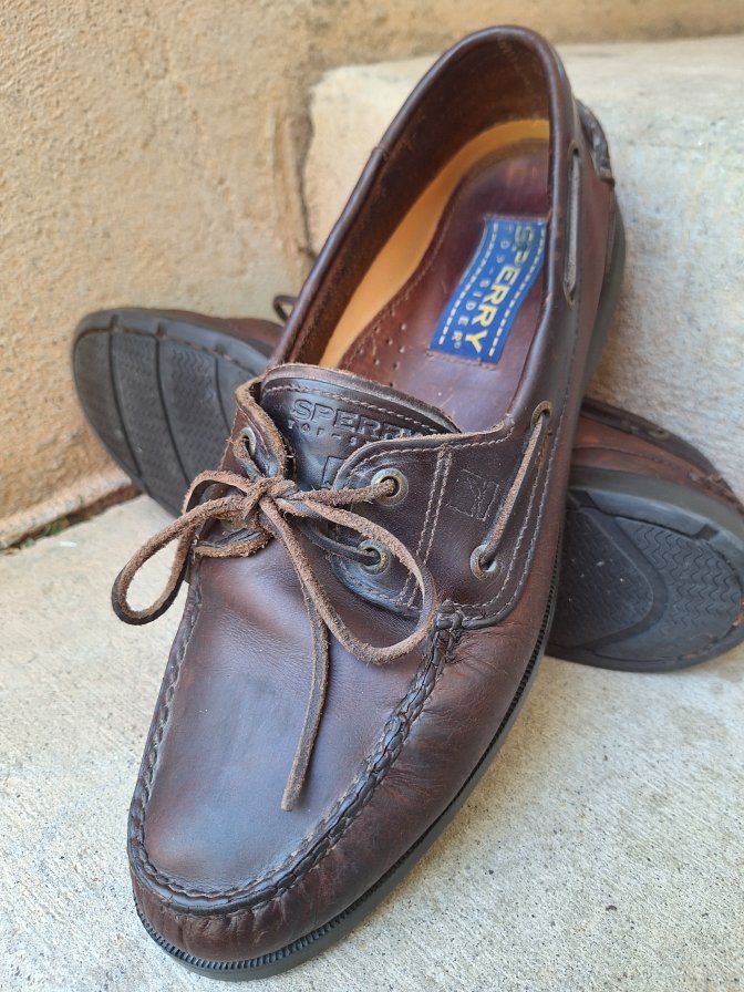 Nice Mens Sperry Top Sider 2 eyed boat shoes 11 Wide