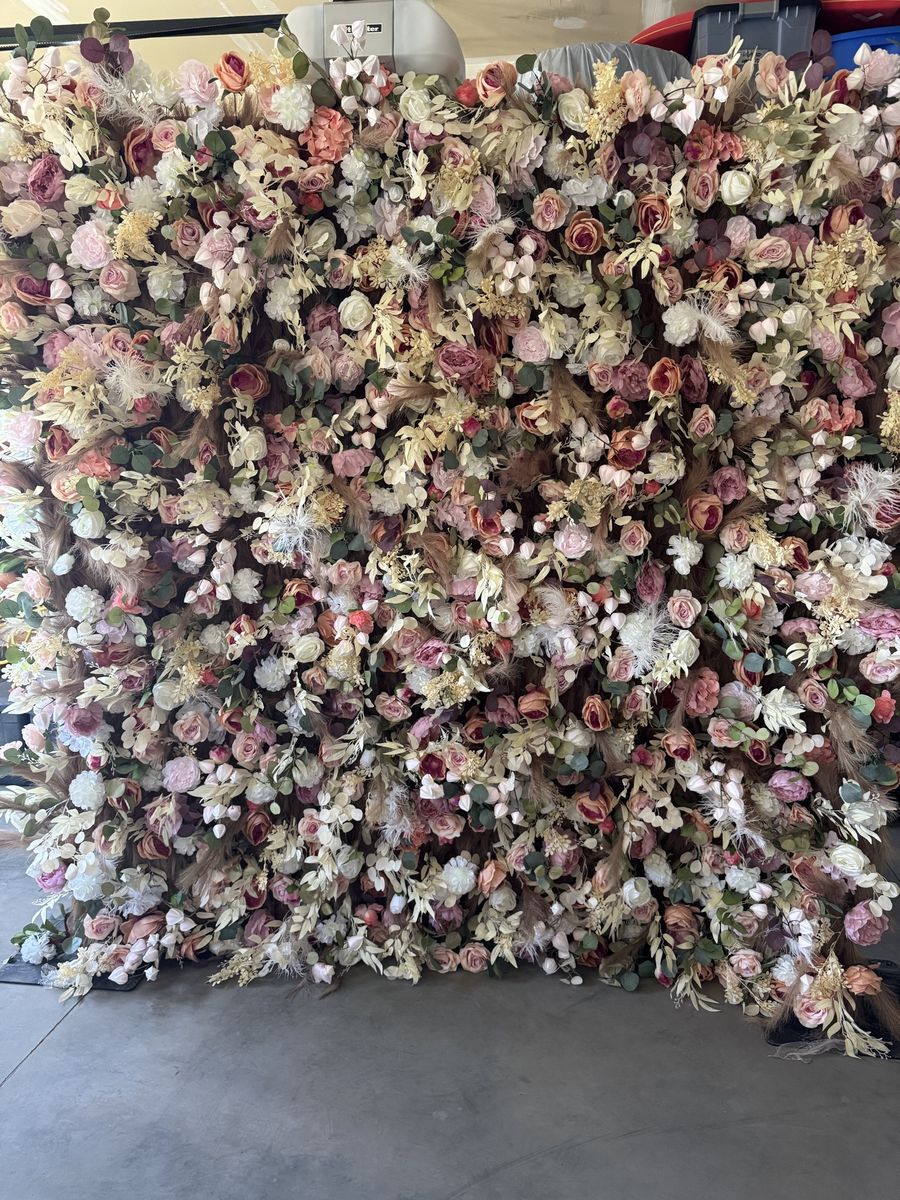 Flower Wall Party Decor Photography Backdrop