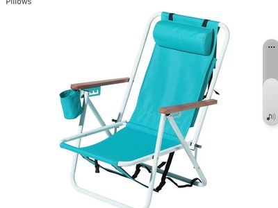 NEW BACKPACK BEACH CAMPING CHAIR
