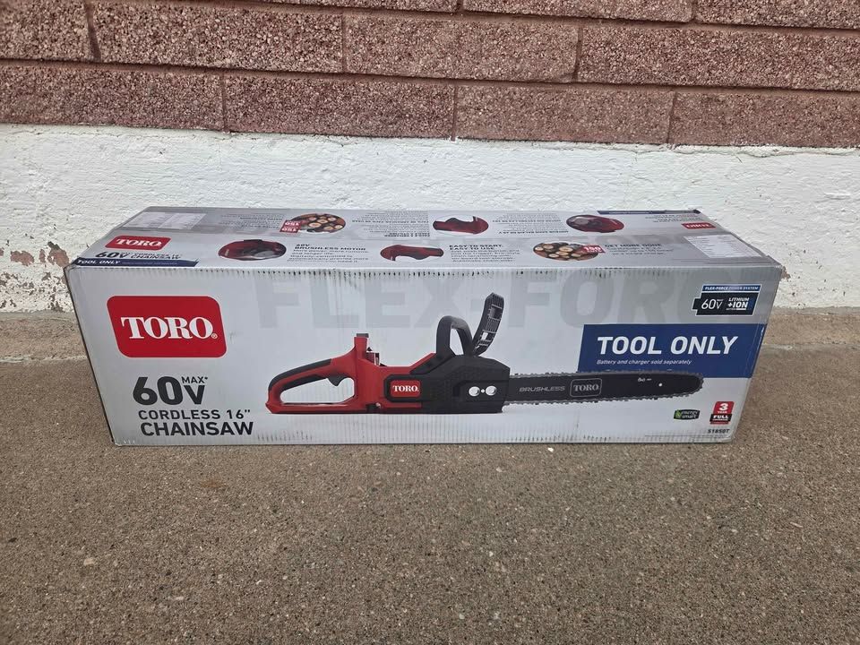 Toro Flex-Force 60V 16 Cordless Chainsaw 51850T (tool only)