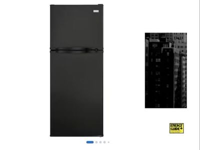 Haier 9.8 cu. ft. Counter-Depth Top-Freezer Refrigerator in Black