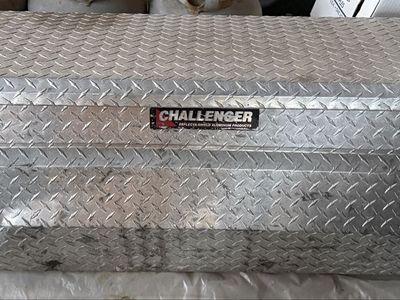 Diamond Plate Aluminum Truck Tool Box Chest Storage Bed Mount - Challenger