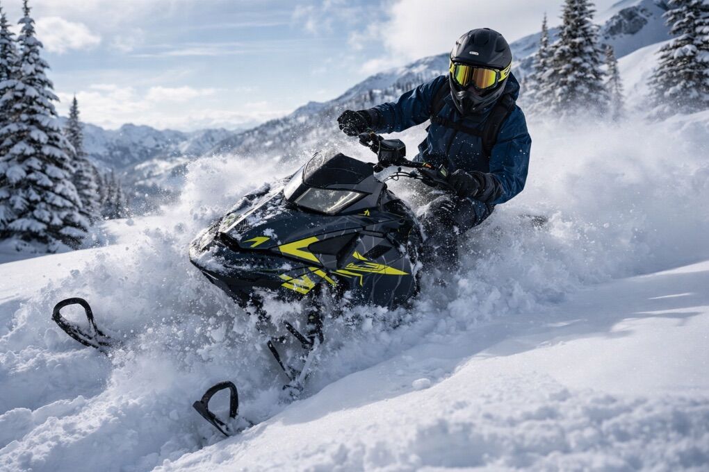 3 Sleds And Enclosed Trailer Package