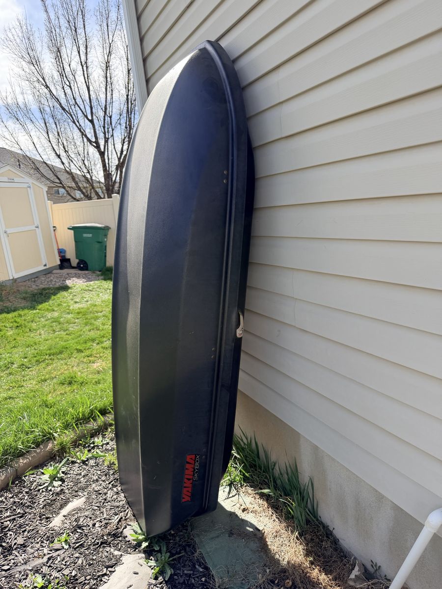 Yakima Skybox Cargo Roof Top Box - Used, Good Condition