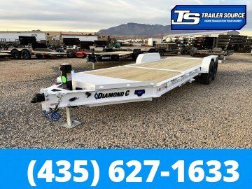 7x22 Diamond C HDT 207 Tilt Trailer - 15.5K GVWR -